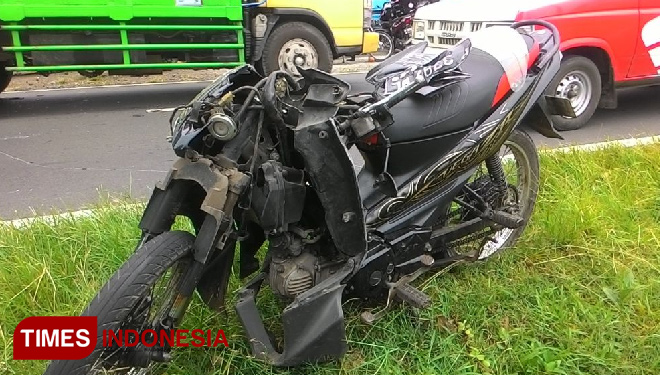 Kecelakaan Maut Di Rogojampi Banyuwangi Satu Pengendara Motor