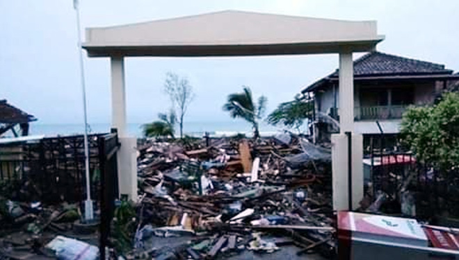 Penanganan Tsunami Selat Sunda Lewat Darat Saja Ini Penjelasan Wapres