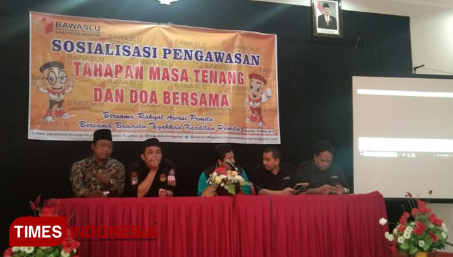 Masa Tenang Pemilu 2019 Bawaslu Magetan Larang Kampanye TIMES Indonesia