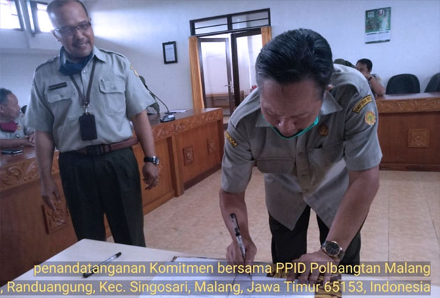 Tingkatkan Keterbukaan Informasi Publik Polbangtan Malang Tandatangani