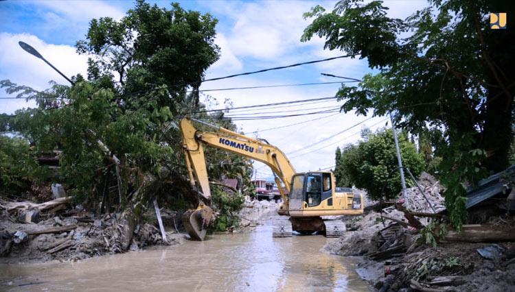 Kementerian Pupr Ri Terus Lakukan Penanganan Darurat Banjir Bandang