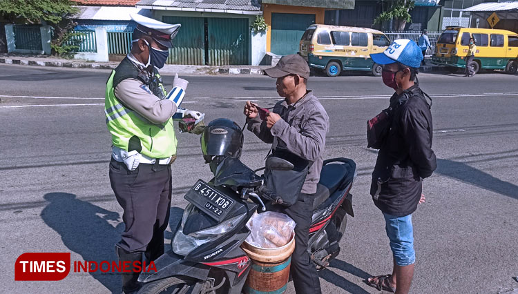 Operasi Patuh Lodaya Di Majalengka Polisi Tegur Ratusan Pelanggar Lalu