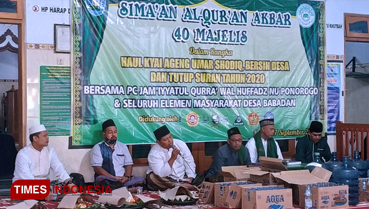 Majelis Simaan Saat Haul Kyai Ageng Umar Shodiq Babadan Ponorogo