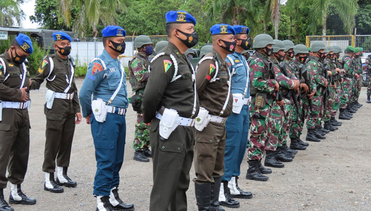 Korem 174 Merauke Gelar Apel Pengamanan Kunjungan Panglima TNI Dan