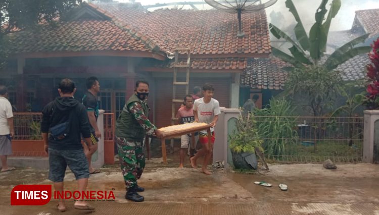 Akibat Bakar Sampah Rumah Warga Majalengka Nyaris Ludes Dilahap Api