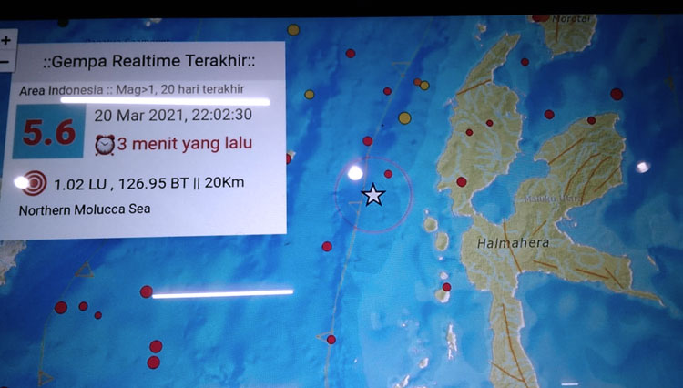 Gempa Bumi Guncang Kota Ternate Warga Panik Keluar Rumah Times Indonesia