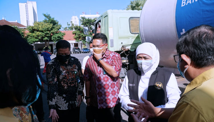 BUMN Suplai 9 Ton Oksigen Cair Ke Pemprov Jatim TIMES Indonesia