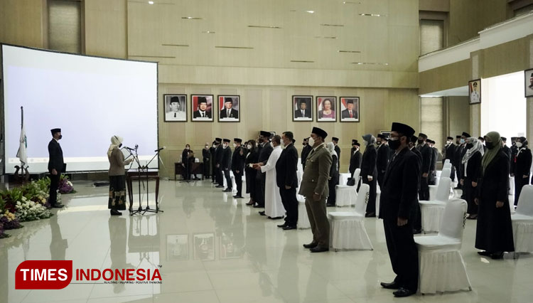 Pemkot Batu Gelar Mutasi Karena Pejabat Meninggal Dunia Dan Pensiun