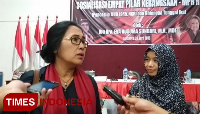 Politikus PDI Perjuangan, Eva Kusuma Sundari. (FOTO:Dok.TIMES Indonesia)