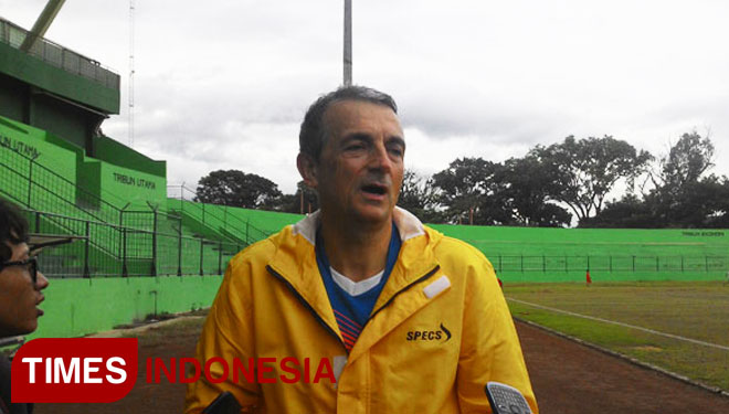 Pelatih Madura United, Milomir Seslija. (FOTO: Dok TIMES Indonesia)