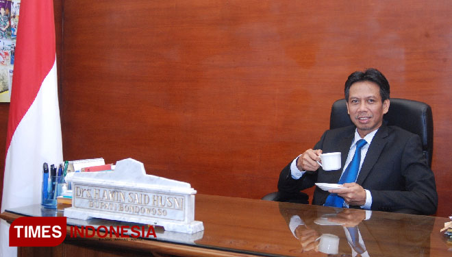 Bupati Bondowoso Drs H Amin Said Husni (FOTO: Dok. TIMES Indonesia)