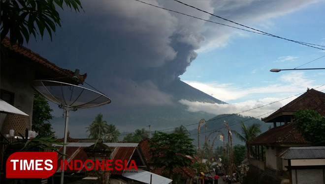 Gunung Agung di Kabupaten Karangasem, Bali (FOTO: Dok.TIMES Indonesia0