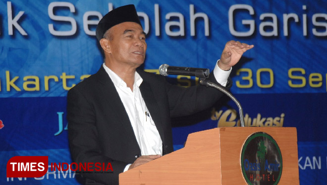 Menteri Pendidikan dan Kebudayaan (Mendikbud), Muhadjir Effendy (FOTO: Dokumen TIMES Indonesia)
