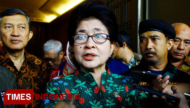 Menteri Kesehatan Nila Djuwita Farid Moeloek. (FOTO: Dok. TIMES Indonesia)