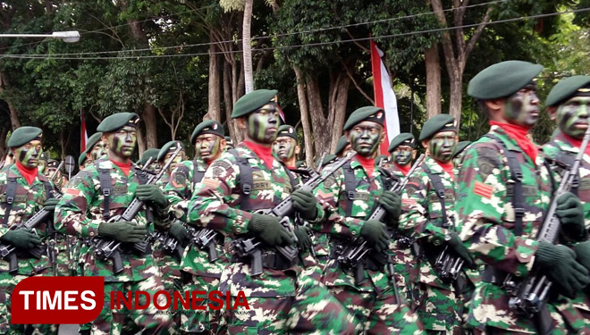 Ilustrasi pasukan TNI. (FOTO: Dok. TIMES Indonesia)