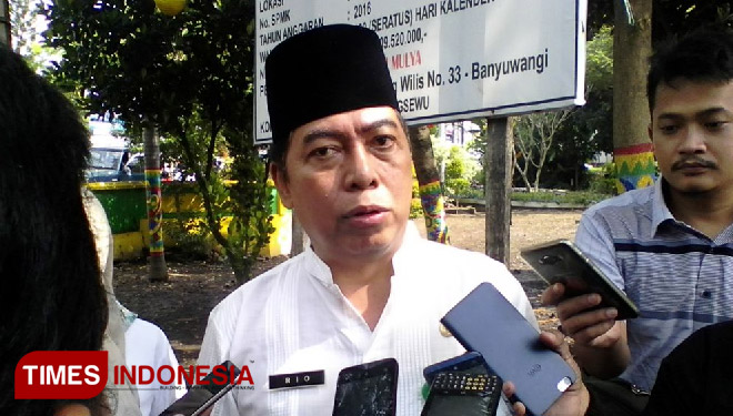 Kepala Dinas Kesehatan Banyuwangi, dr Widji Lestariono. (Foto: Ahmad Suudi/TIMES Indonesia}
