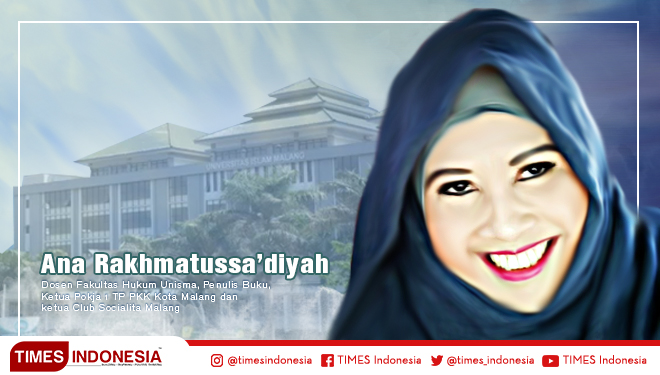 Ana Rakhmatussa’diyah, Dosen Fakultas Hukum Unisma (Grafis: Cq / TIMES Indonesia)