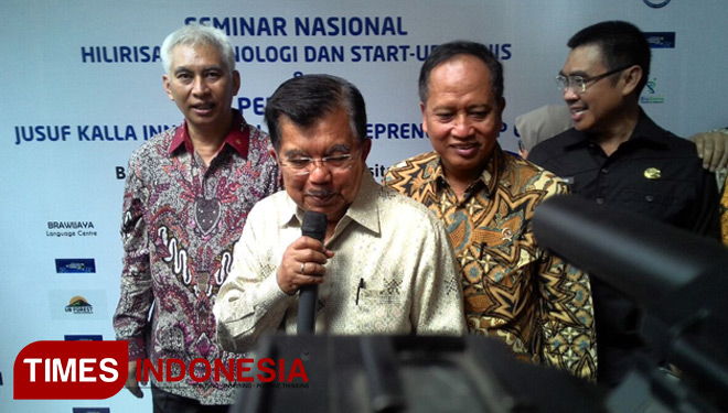 Apresiasi UB, JK Ingatkan Pentingnya Teknologi untuk Makmurkan Indonesia