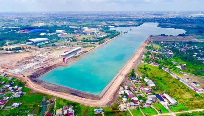 Danau Venue Sky Air dan Dayung di Komplek JSC jadi Magnet Wisata Baru Kota Palembang (Foto : KONI Sumsel)