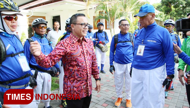 Dari Indramayu, 550 Pesepeda Al- Zaytun Jelajahi Banyuwangi