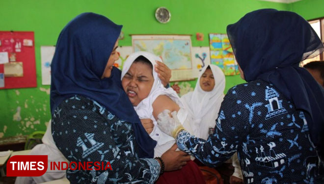 Antisipasi Difteri, Dinkes Gresik Gencar Imunisasi