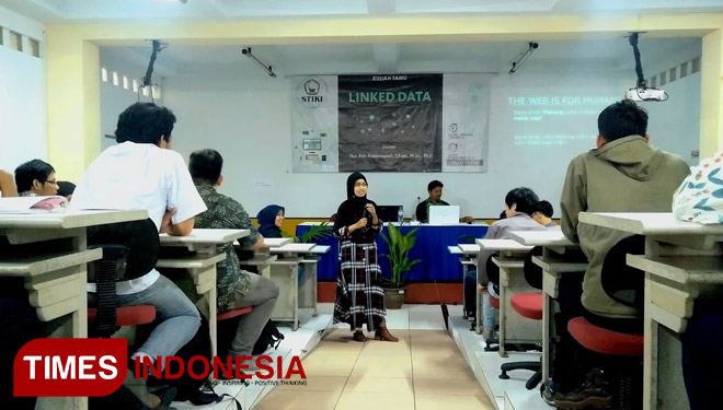 Sekolah Tinggi Informatika dan Komputer Indonesia (STIKI) mengadakan kuliah tamu dengan tema “Linked Data” pada Jumat (8/12). (FOTO: AJP TIMES Indonesia)