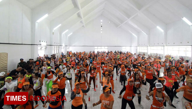 Glutera Zumba Party Nusantara di Malang Berlangsung Meriah