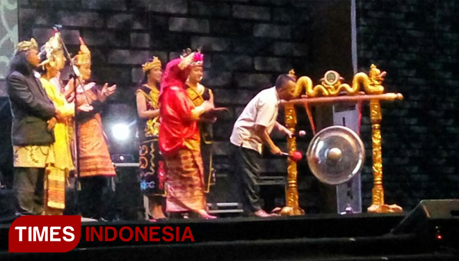 Acara Majesty of Masterpiece di Graha Cakrawala Universitas Negeri Malang. (FOTO: AJP/TIMES Indonesia)