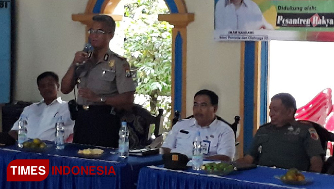 Pelatihan Leadership, Kapolsek Donomulyo Sampaikan ini pada Pemuda Sumberoto
