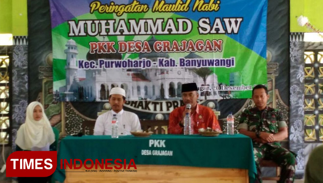 Babinsa-Warga Desa Berbaur Dalam Satu Pengajian, Ini Suasananya