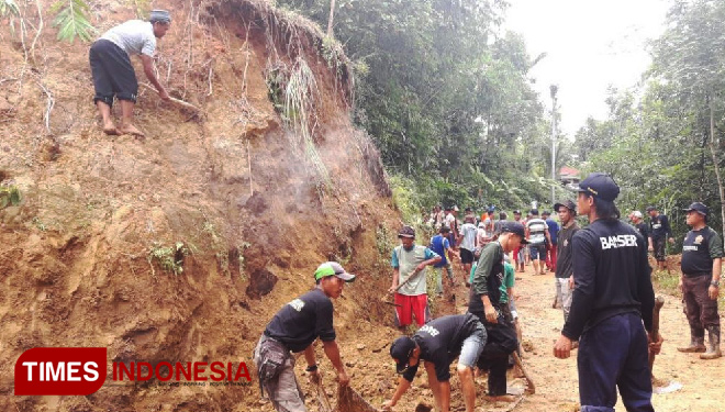ILUSTRASI: Bencana tanah longsor. (FOTO: Dok TIMES Indonesia)