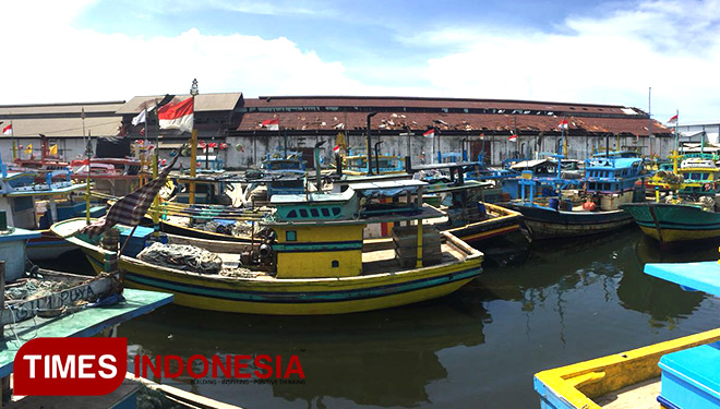 Kapal nelayan di Pelabuhan Tanjung Tembaga Kota Probolinggo (FOTO: Happy/TIMESIndonesia)