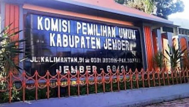ILUSTRASI-Kantor KPU Kabupaten Jember. (FOTO: Istimewa)