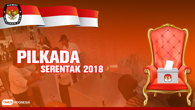 ILUSTRASI - Pilkada Serentak (Grafis: TIMES Indonesia)