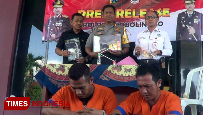 Polres Probolinggo Tangkap Dua Pengedar Sabu-Sabu