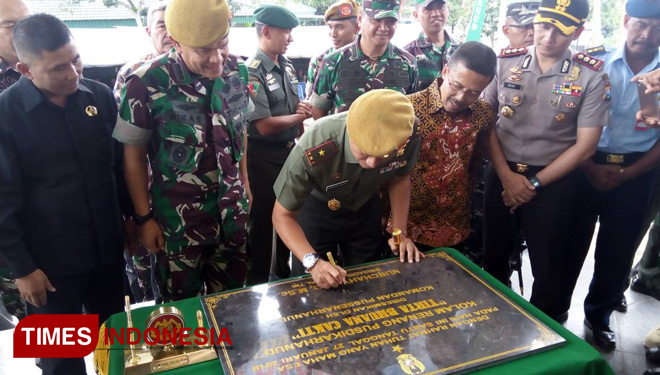 Kolam Renang Tirta Bhuana Cakti Pusdik Arhanud Diresmikan 