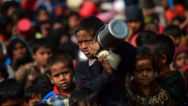 Anak-anak pengungsi Muslim Rohingya. (FOTO: kompas)