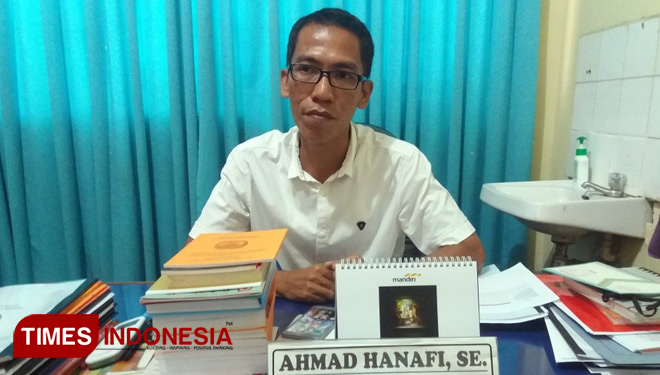 Komisioner KPU Jember Ahmad Hanafi. (FOTO: Dok. TIMES Indonesia)