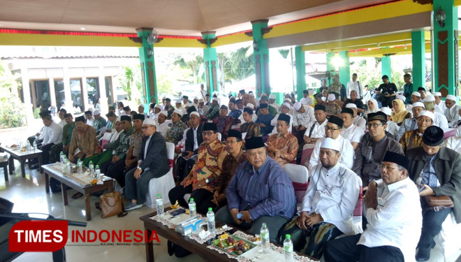 Literasi Keuangan Syariah yang dilaksanakan PT Pegadaian bersama MUI dan OJK di Pendopo Rumah Dinas Wakil Bupati Bangkalan. (FOTO: Doni Heriyanto/TIMES Indonesia)
