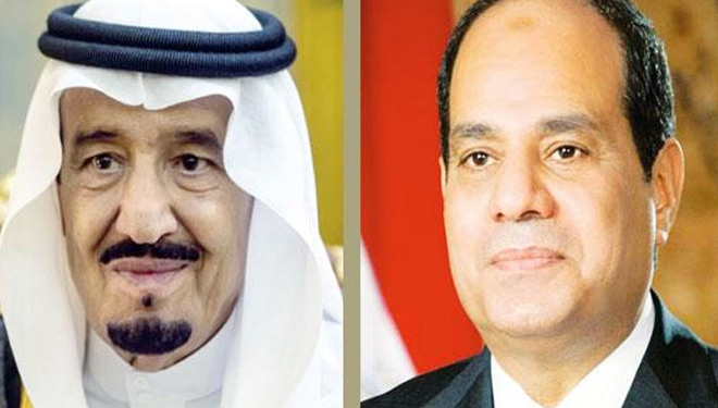 السيسى وسلمان يبحثان مواجهة التهديدات الأمنية بالمنطقة