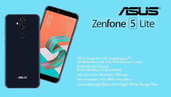 Asus Zenfone 5 Lite (FOTO: asus)