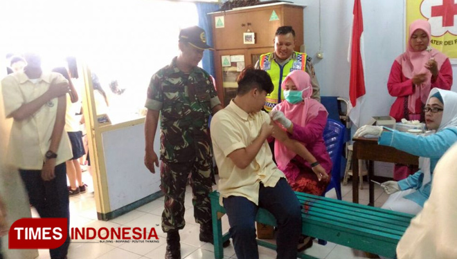 Imunisasi di Kota Probolinggo (FOTO: Dok. TIMES Indonesia)