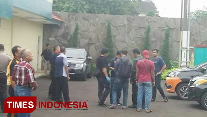 Suasana di halaman studio SRI Depok (Foto-Foto: Istimewa)
