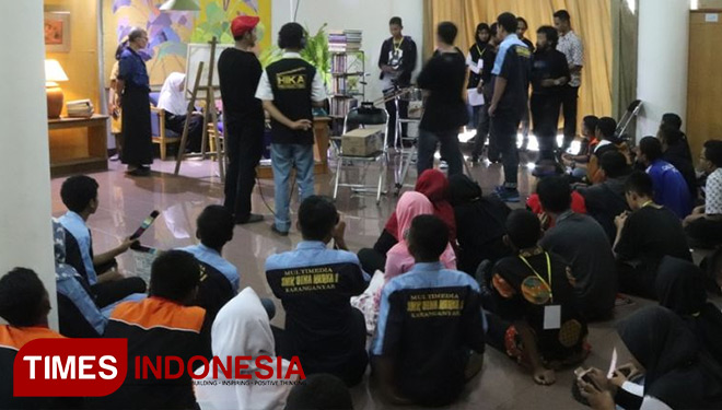 Acara Workshop produksi film pendek di lantai 3 Gedung Rektorat UMP (Foto: Humas UMP For TIMES Indonesia)