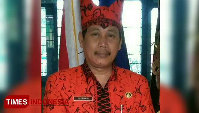 Supriyadi, Kepala Sekolah SMPN 1 Genteng, Banyuwangi. (FOTO: Erwin Wahyudi/TIMES Indonesia)