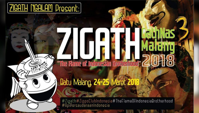 Gathering Nasional 3 Zigath di Kota Batu, Jawa Timur pada 24-25 Maret 2018. (FOTO: Istimewa)