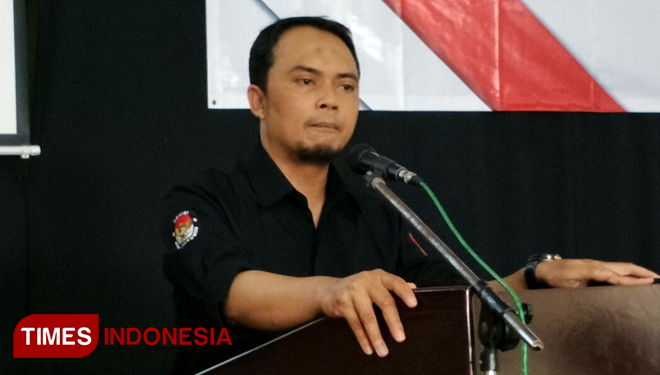 Ketua KPU Kabupaten Malang, Santoko (FOTO: Widodo Irianto/TIMES Indonesia)