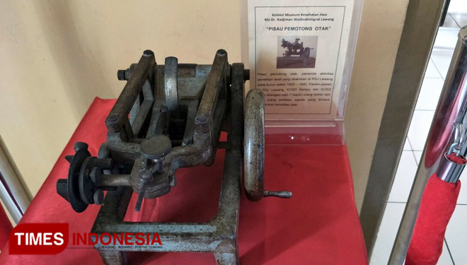 Beberapa sudut tempat benda-benda kuno yang sempat dipakai untuk teraphy di RSJ Lawang dan Mashud.(FOTO: Widodo Irianto/TIMES Indonesia)