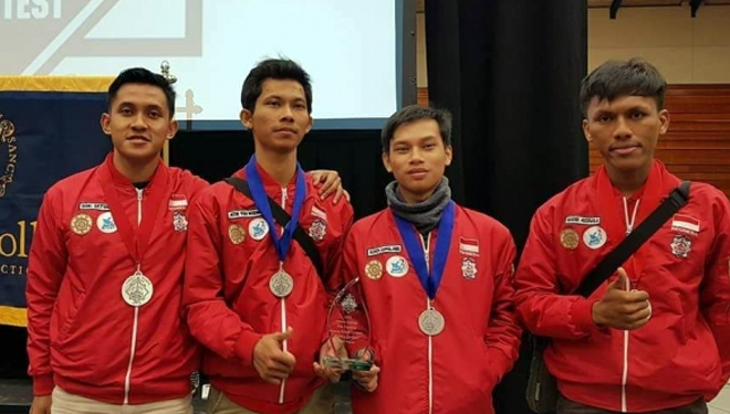 UGM Raih Emas dalam Kontes Robot Internasional di AS