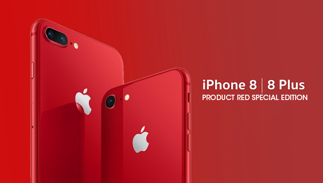 iPhone 8 dan iPhone 8 Plus Product Red Special Edition (FOTO: iPhone-Droid)